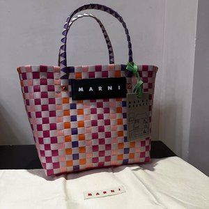Marni Market Retro Basket Bag Handbag - New with tag